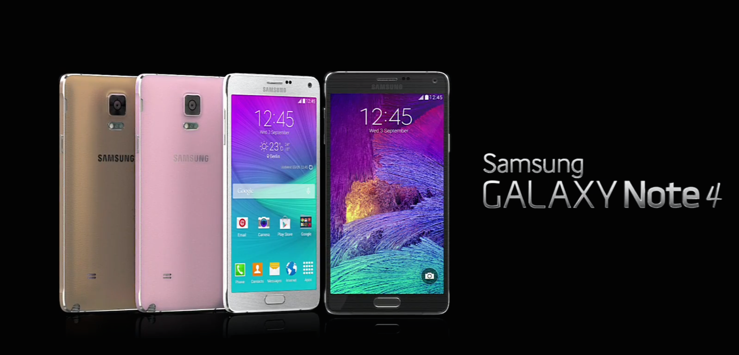 Samsung Galaxy Note 4: Viền kim loại, nắp lưng giả da, cấu hình siêu 